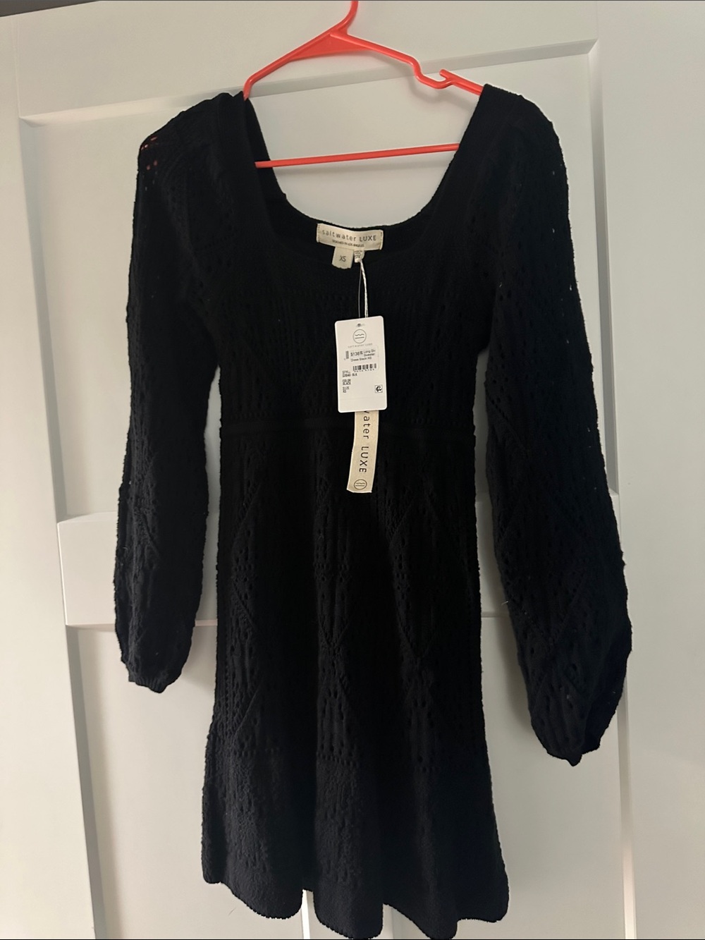 saltwater LUXE Black Knit dress